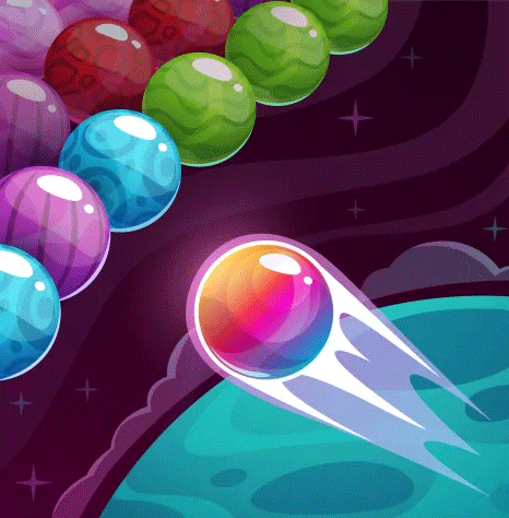 Bubble Shooter Planets